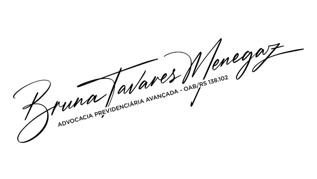 Bruna Tavares Menegaz | Advogada Previdenciária Logo
